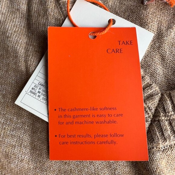 Knox Rose Women's V-Neck Pullover Sweater Tan Medium - Picture 10 of 11